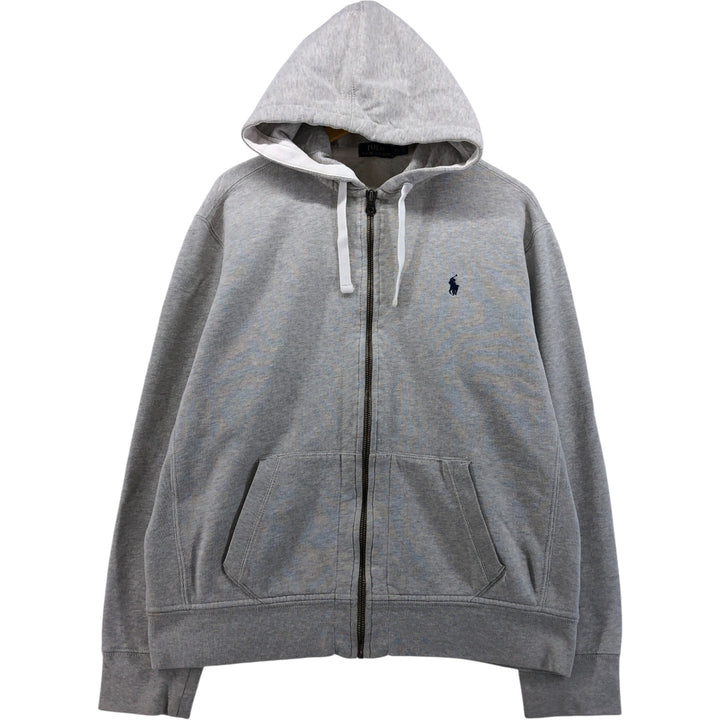 Ralph Lauren POLO RALPH LAUREN Sweat Full Zip Hoodie Men's XL cotton gray type Vintage Second Hand