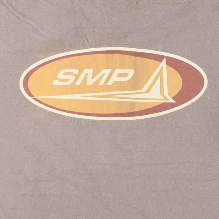 Vintage 90'S SMP Surf Skate T-shirt, Made in USA, Men's Size L cotton brown type Vintage Second Hand