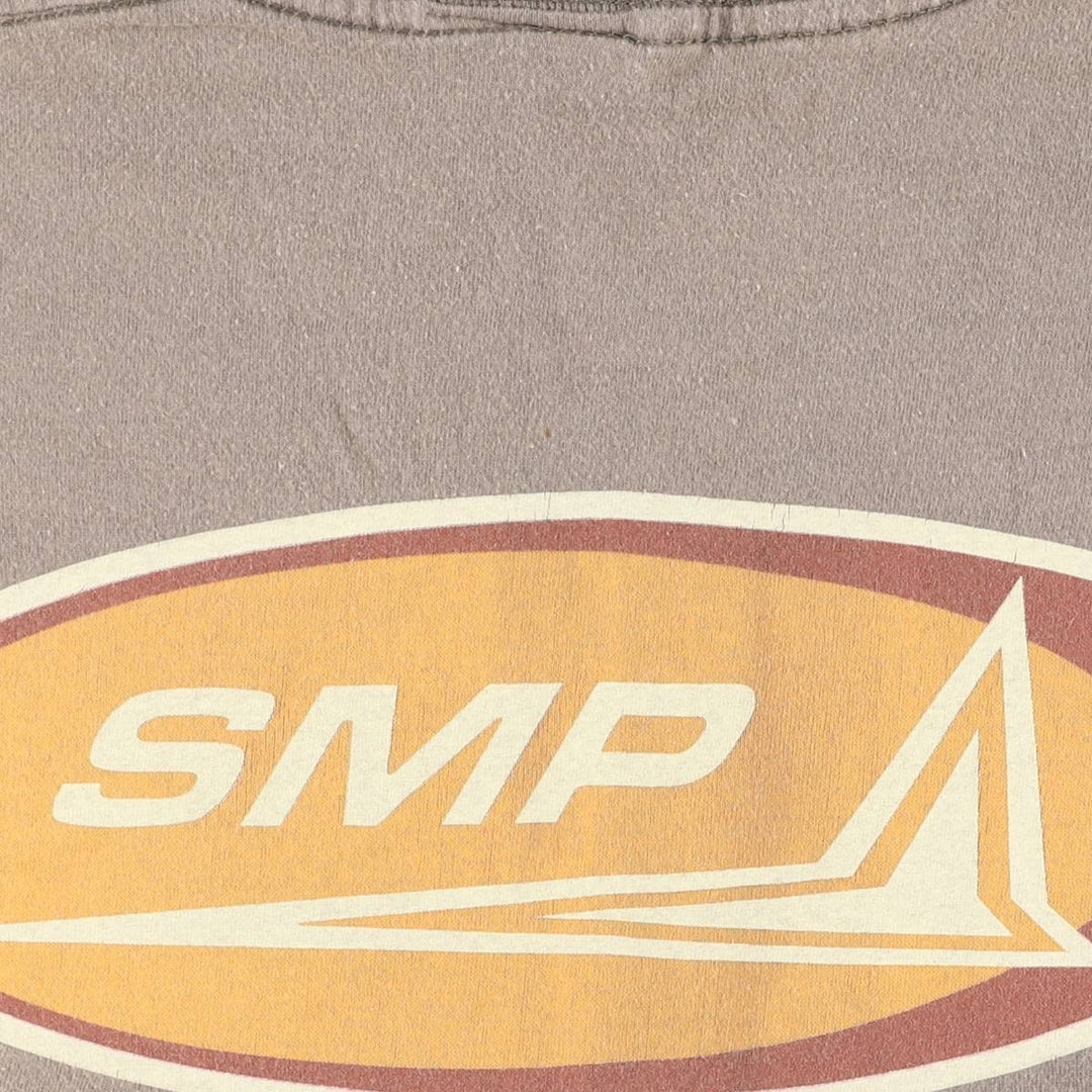 Vintage 90'S SMP Surf Skate T-shirt, Made in USA, Men's Size L cotton brown type Vintage Second Hand