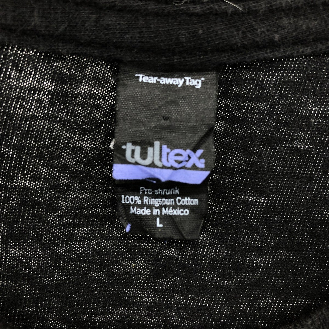 TULTEX RAGE AGAINST THE MACHINE Band T-Shirt, Men's Size L cotton black type Vintage Second Hand