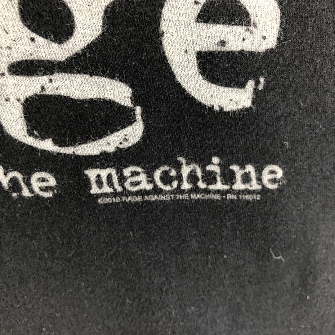 TULTEX RAGE AGAINST THE MACHINE Band T-Shirt, Men's Size L cotton black type Vintage Second Hand