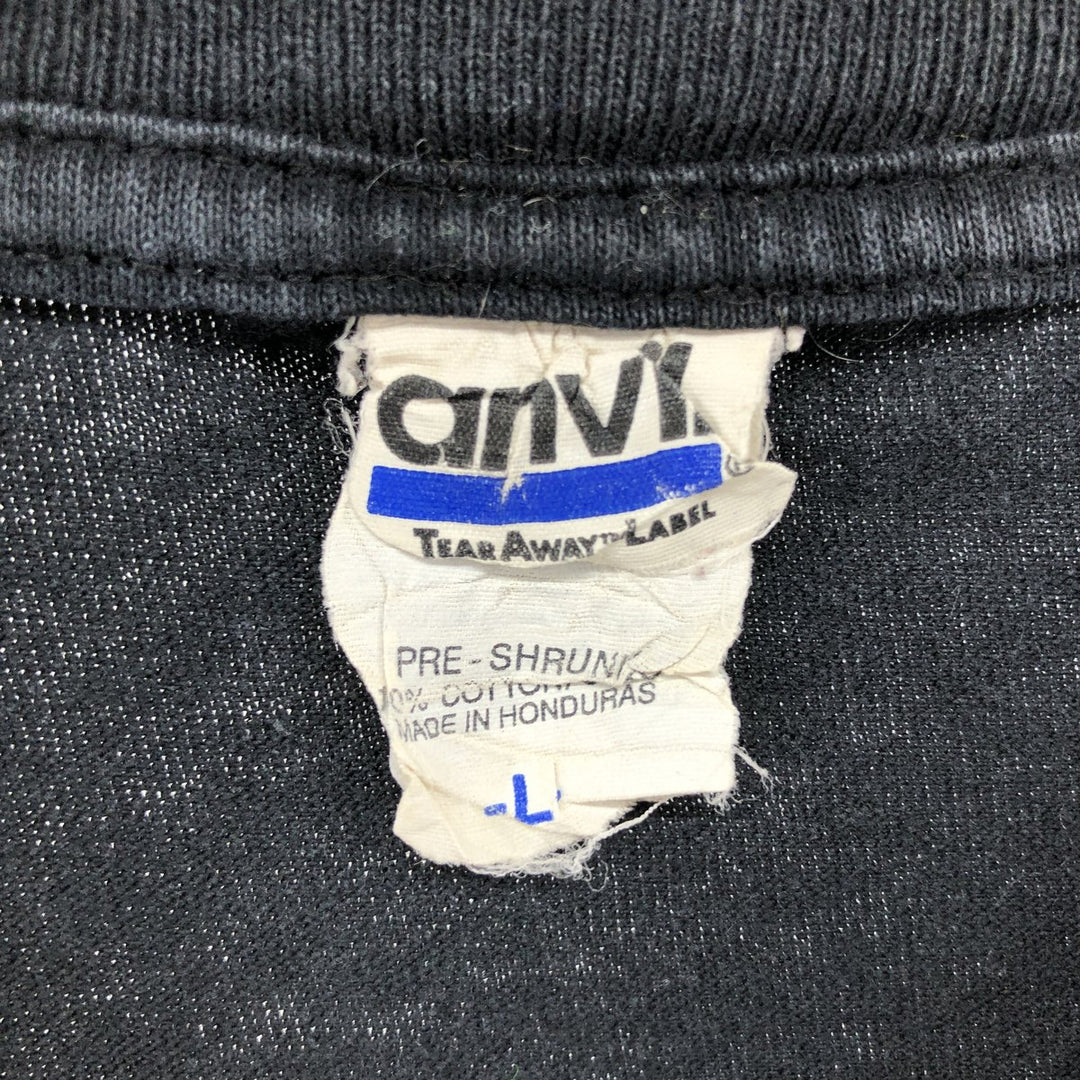 Anvil SUBLIME Band T-Shirt, Men's Size L cotton black type Vintage Second Hand
