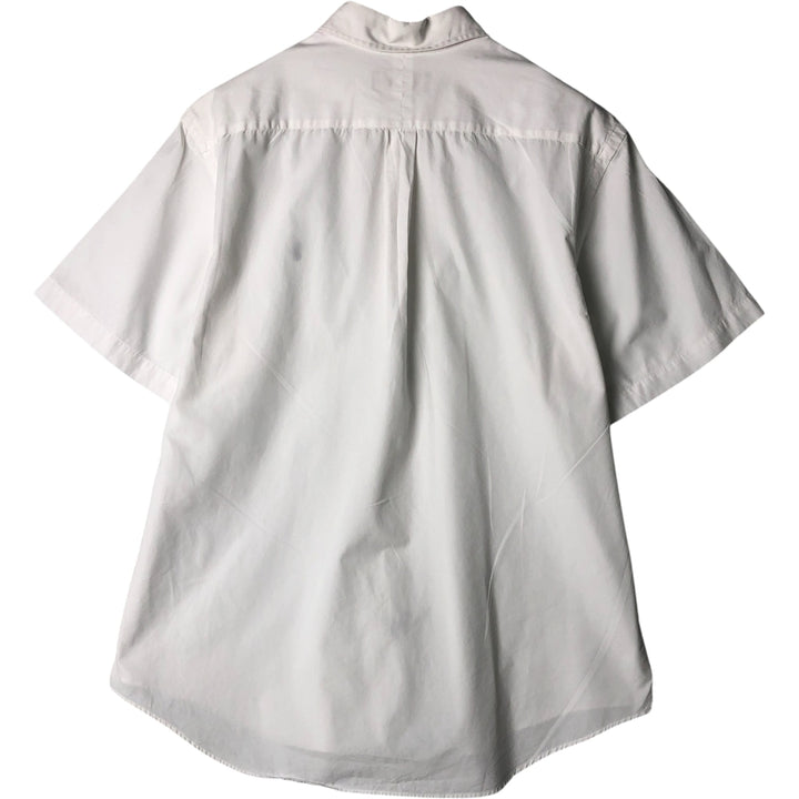 Ralph Lauren short sleeve button down shirt, men's XL size cotton white type Vintage Second Hand