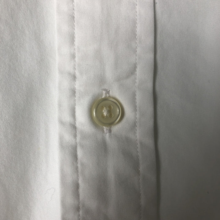 Ralph Lauren short sleeve button down shirt, men's XL size cotton white type Vintage Second Hand