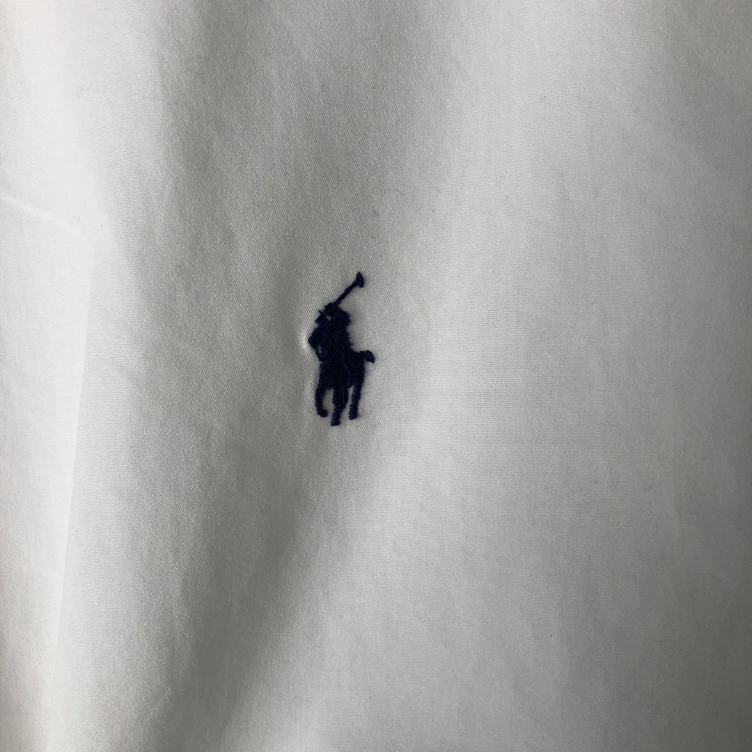 Ralph Lauren short sleeve button down shirt, men's XL size cotton white type Vintage Second Hand