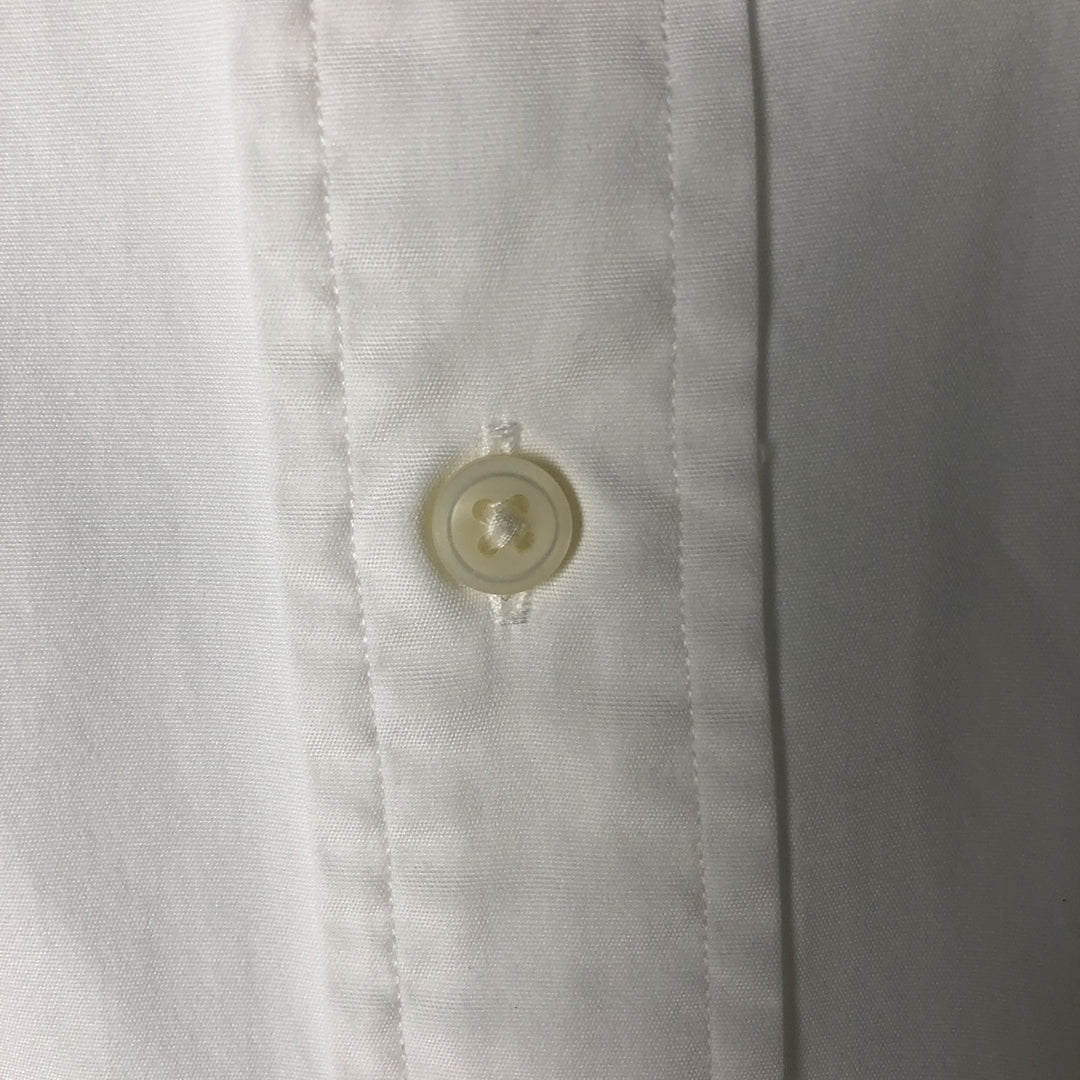 Ralph Lauren Classic Fit short sleeve button down shirt, men's size XL cotton white type Vintage Second Hand