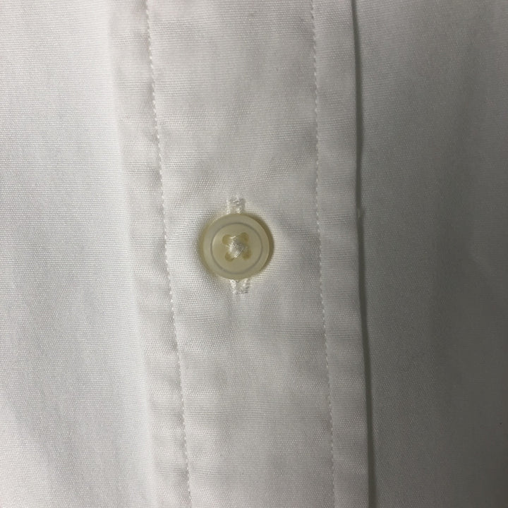 Ralph Lauren Classic Fit short sleeve button down shirt, men's size XL cotton white type Vintage Second Hand