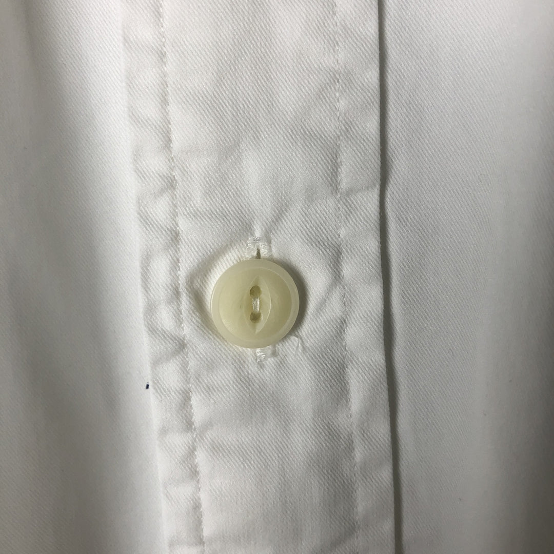 Oversized Ralph Lauren POLO by Ralph Lauren short-sleeved cotton shirt, men's size XXXL cotton white type Vintage Second Hand