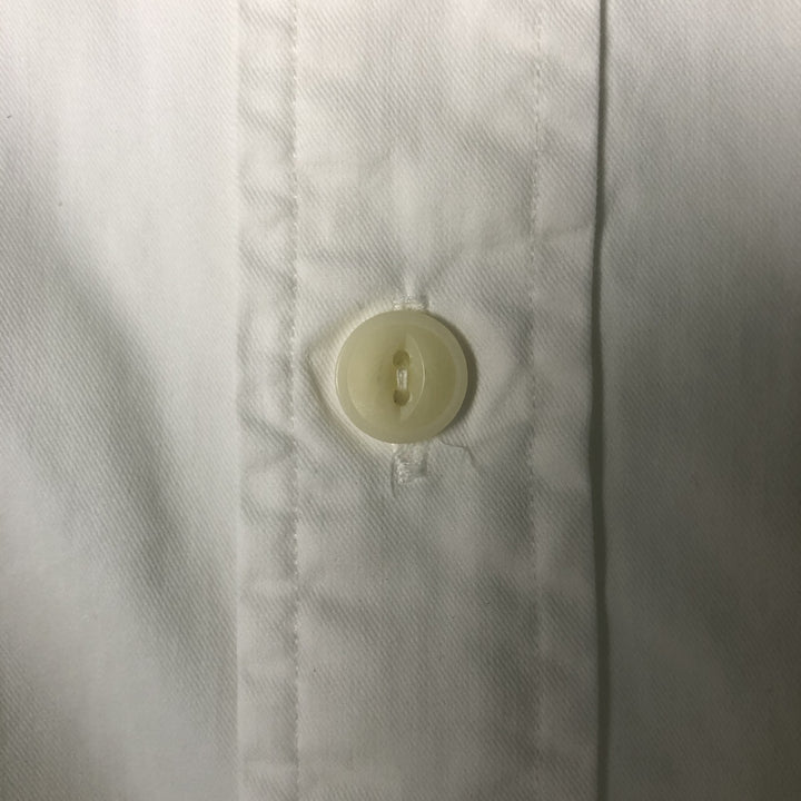 Oversized Ralph Lauren POLO by Ralph Lauren short-sleeved cotton shirt, men's size XXXL cotton white type Vintage Second Hand