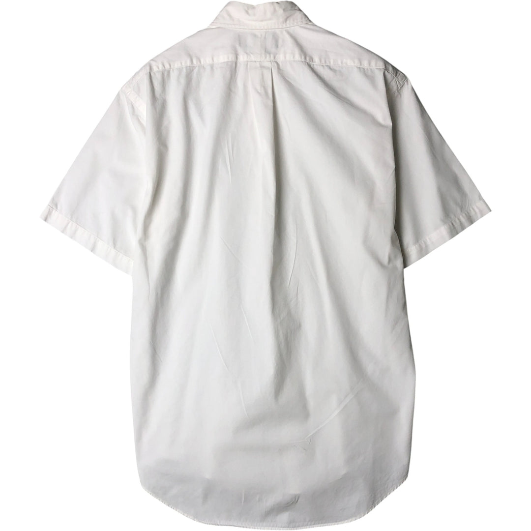 Ralph Lauren BLAKE short sleeve button down shirt, men's size S cotton white type Vintage Second Hand