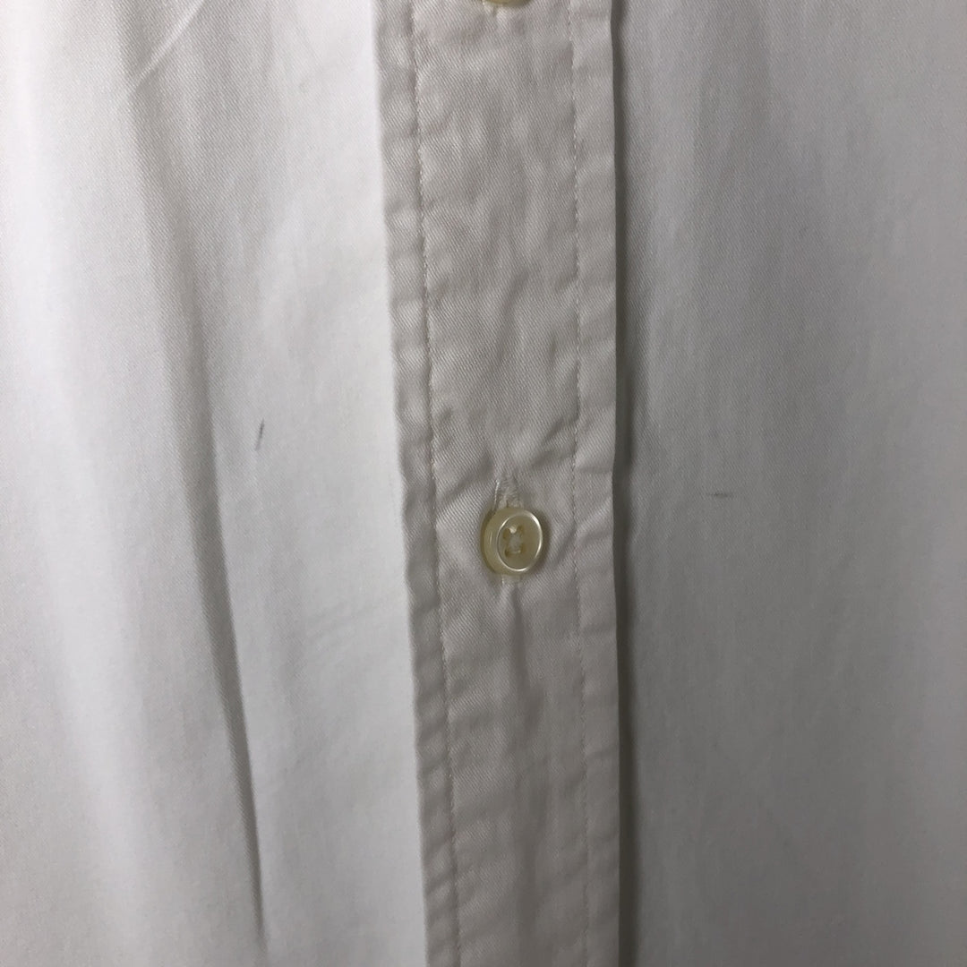 Ralph Lauren BLAKE short sleeve button down shirt, men's size S cotton white type Vintage Second Hand