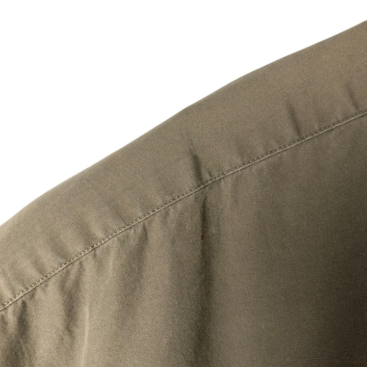 Ralph Lauren BLAKE short sleeve button down shirt, men's XL size cotton Khaki type Vintage Second Hand
