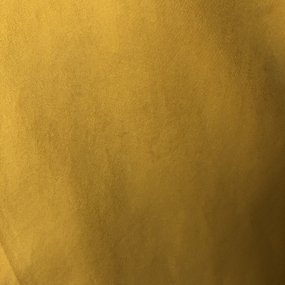 Ralph Lauren BLAKE short sleeve button down shirt, men's size L cotton yellow type Vintage Second Hand