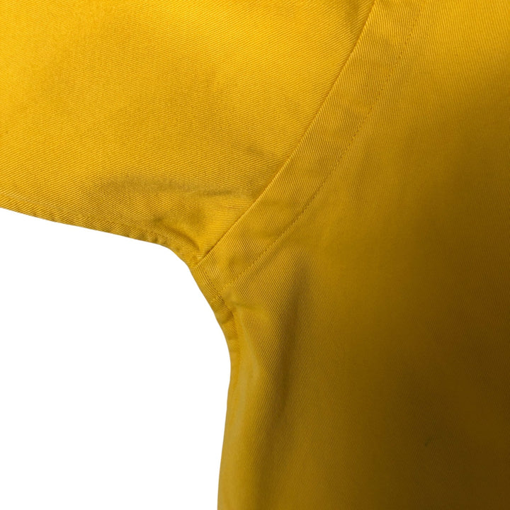 Ralph Lauren BLAKE short sleeve button down shirt, men's size L cotton yellow type Vintage Second Hand