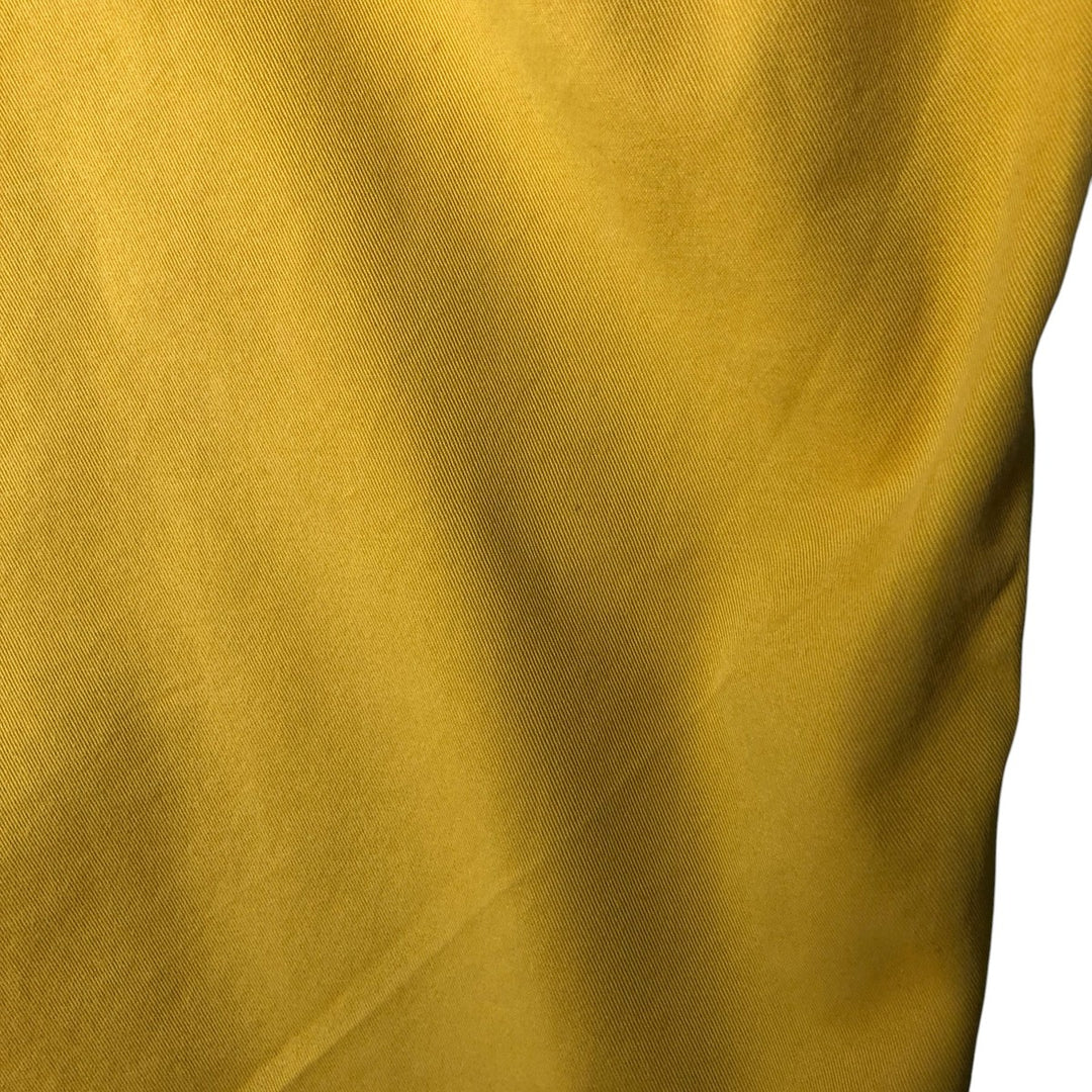 Ralph Lauren BLAKE short sleeve button down shirt, men's size L cotton yellow type Vintage Second Hand