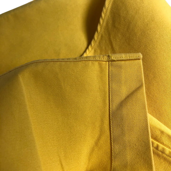 Ralph Lauren BLAKE short sleeve button down shirt, men's size L cotton yellow type Vintage Second Hand