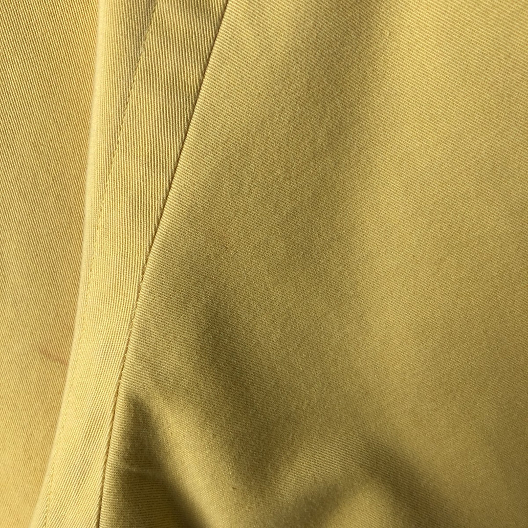 Ralph Lauren BLAKE short sleeve button down shirt, men's size L cotton yellow type Vintage Second Hand