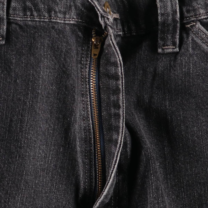 2000'S Wrangler Carpenter Black Denim Painter Shorts, Men's, Size W35 cotton black type Vintage Second Hand