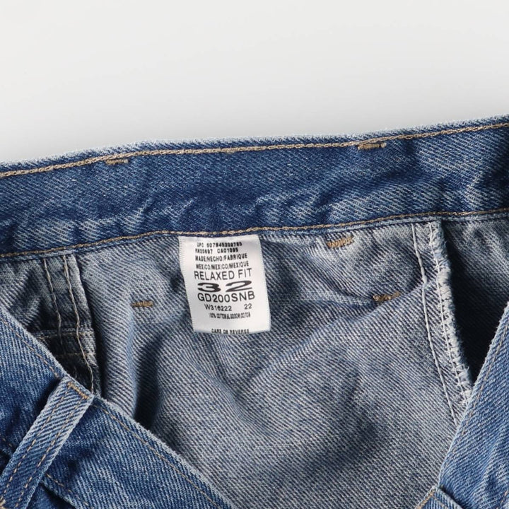 Dickies Relaxed Fit Denim Painter Shorts, Men's Size W32 cotton blue type Vintage Second Hand