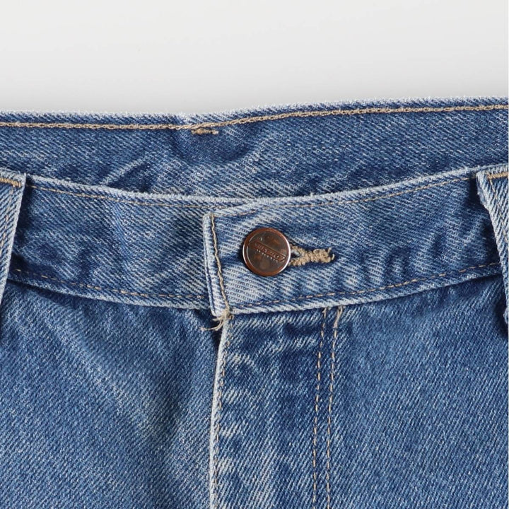 Dickies Relaxed Fit Denim Painter Shorts, Men's Size W32 cotton blue type Vintage Second Hand