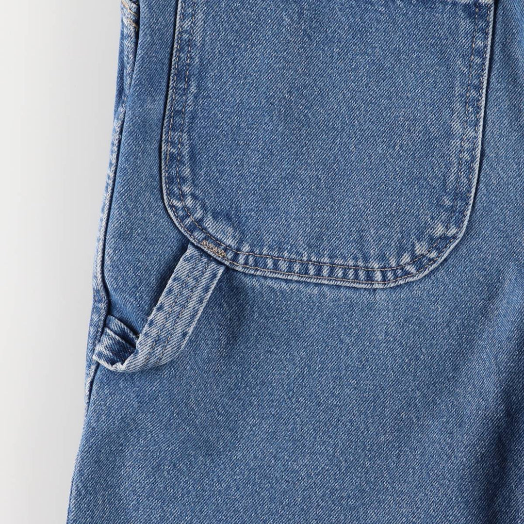 Dickies Relaxed Fit Denim Painter Shorts, Men's Size W32 cotton blue type Vintage Second Hand