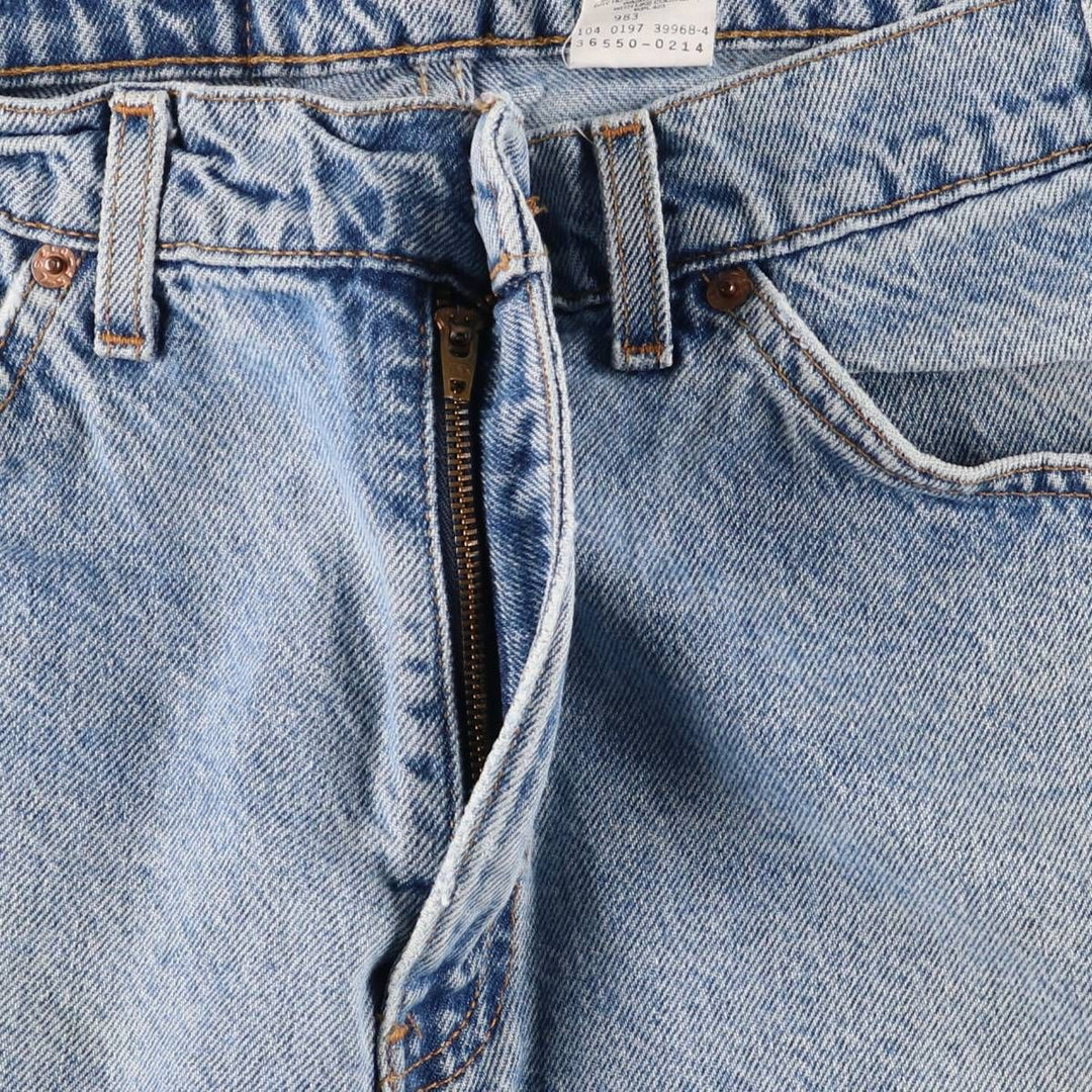 90'S Levi's 550 Relaxed Fit Orange Tab Denim Shorts, Half Pants, Jorts, Men's, W33, Vintage cotton blue type Vintage Second Hand