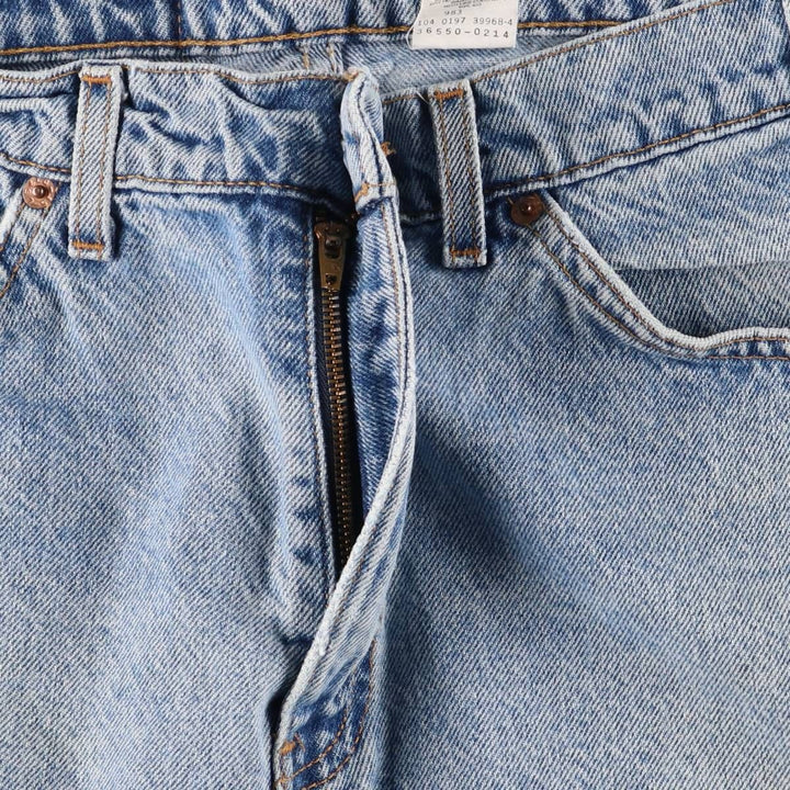 90'S Levi's 550 Relaxed Fit Orange Tab Denim Shorts, Half Pants, Jorts, Men's, W33, Vintage cotton blue type Vintage Second Hand