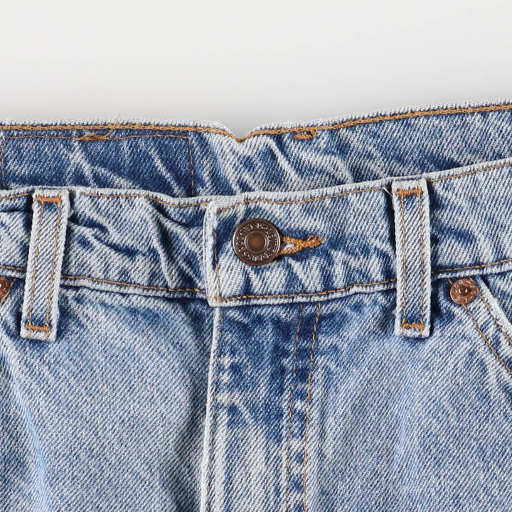 90'S Levi's 550 Relaxed Fit Orange Tab Denim Shorts, Half Pants, Jorts, Men's, W33, Vintage cotton blue type Vintage Second Hand