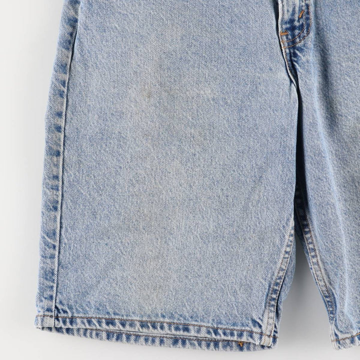 90'S Levi's 550 Relaxed Fit Orange Tab Denim Shorts, Half Pants, Jorts, Men's, W33, Vintage cotton blue type Vintage Second Hand