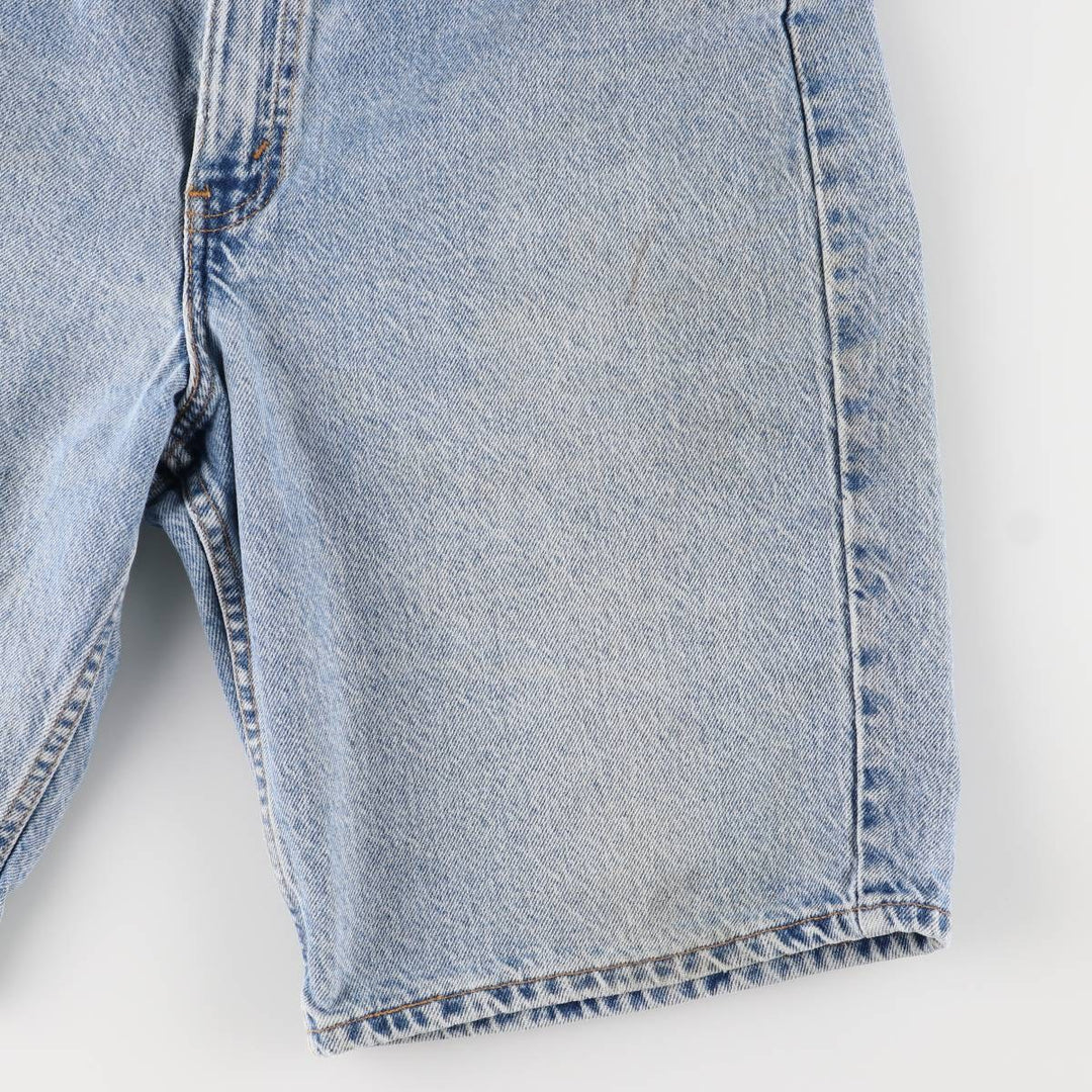 90'S Levi's 550 Relaxed Fit Orange Tab Denim Shorts, Half Pants, Jorts, Men's, W33, Vintage cotton blue type Vintage Second Hand