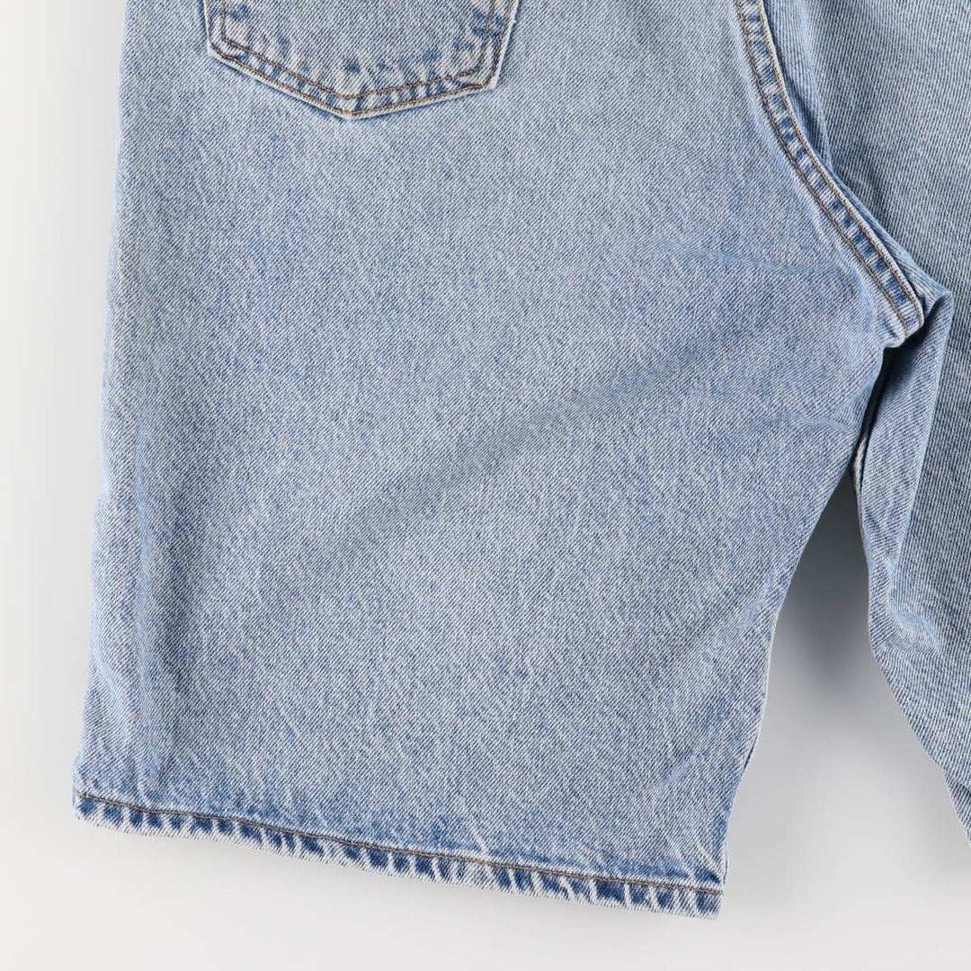 90'S Levi's 550 Relaxed Fit Orange Tab Denim Shorts, Half Pants, Jorts, Men's, W33, Vintage cotton blue type Vintage Second Hand