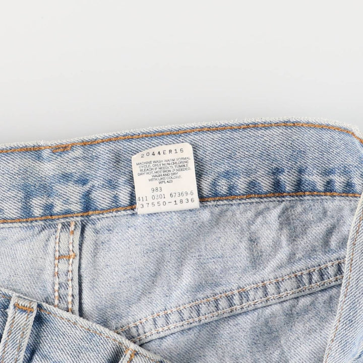 2000'S Levi's 550 Relaxed Fit Denim Shorts, Men's Size W32 cotton blue type Vintage Second Hand