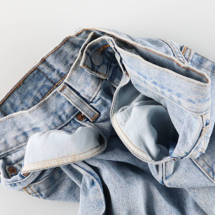 2000'S Levi's 550 Relaxed Fit Denim Shorts, Men's Size W32 cotton blue type Vintage Second Hand