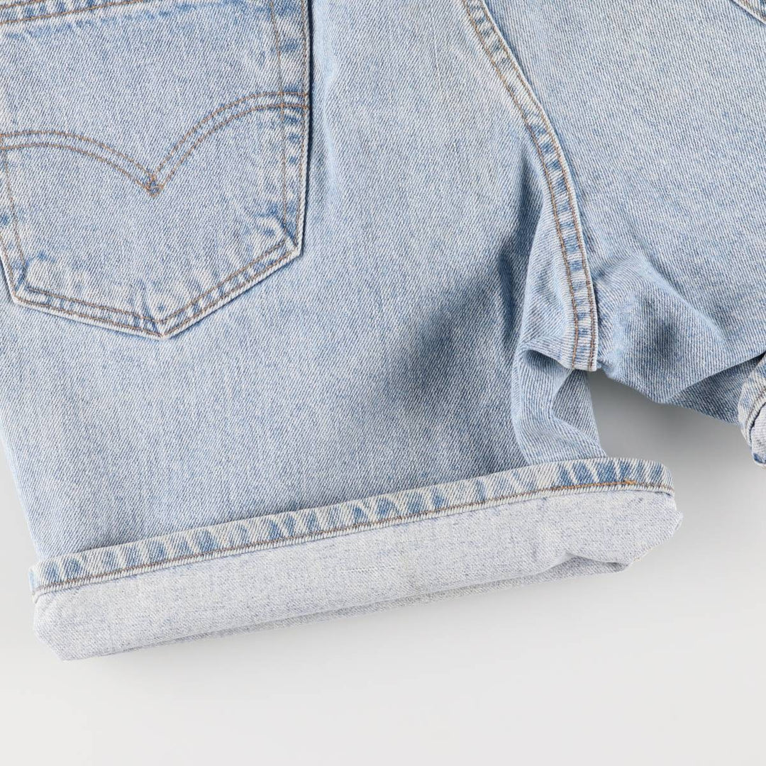 2000'S Levi's 550 Relaxed Fit Denim Shorts, Men's Size W32 cotton blue type Vintage Second Hand