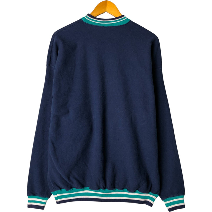 LA LOVING IBM Advertising Sweatshirt, Made in USA, Men's XXL polyester navy blue type Vintage Second Hand