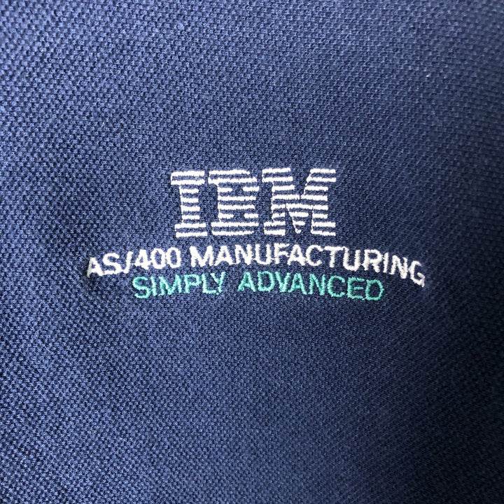 LA LOVING IBM Advertising Sweatshirt, Made in USA, Men's XXL polyester navy blue type Vintage Second Hand