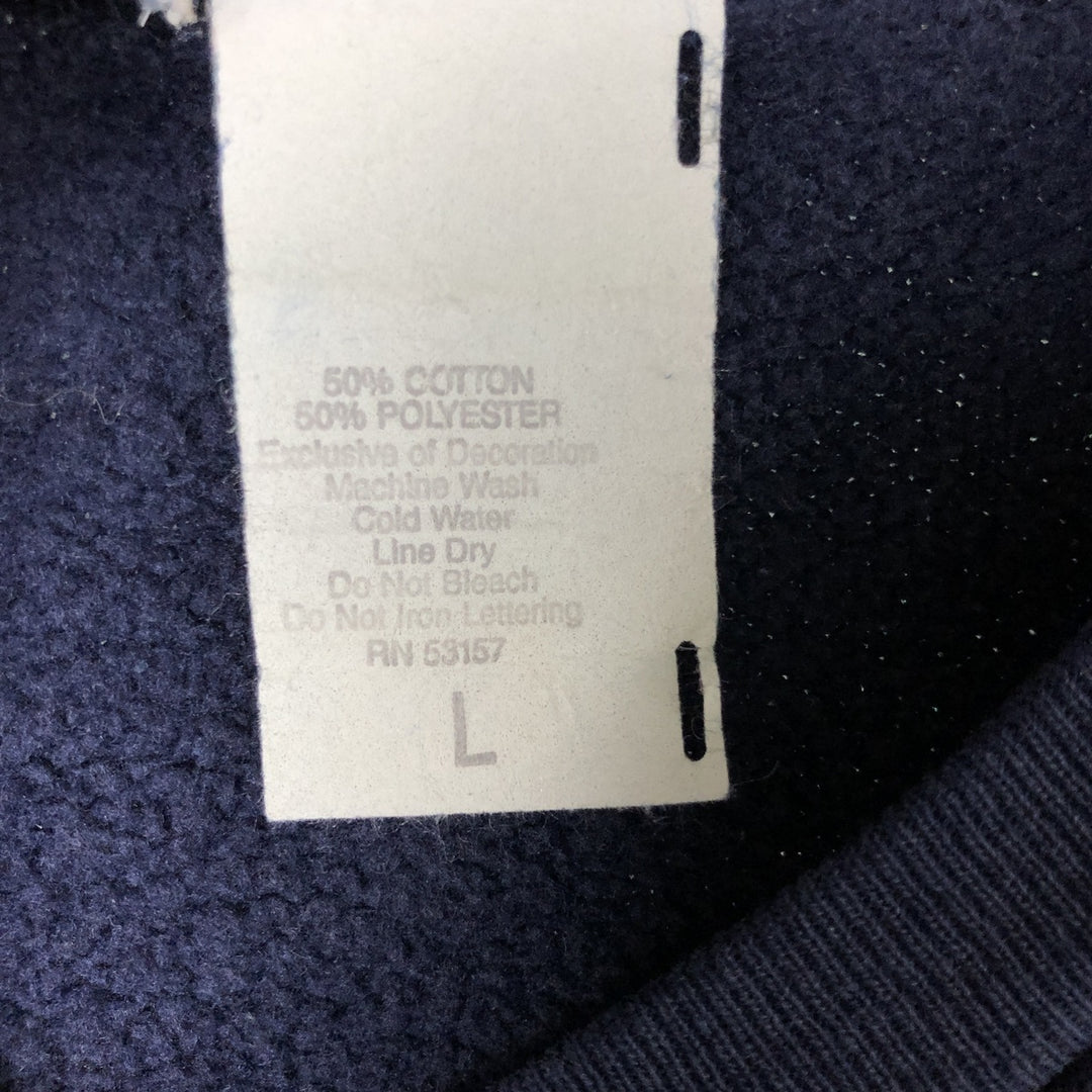 Vintage 1990'S Mopar Collection Jeep Advertising Sweatshirt, Men's Size L cotton navy blue type Vintage Second Hand