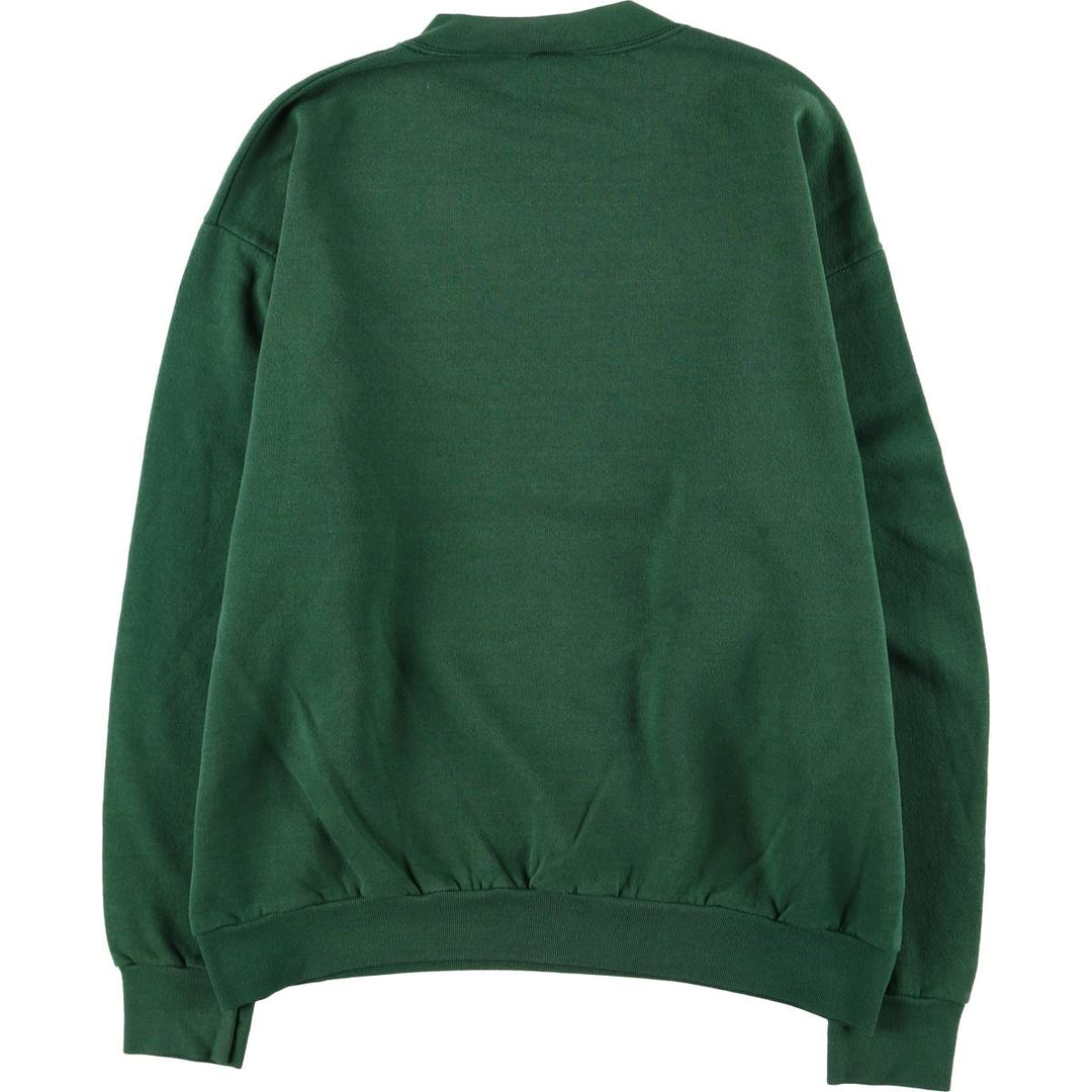Vintage 90'S Lee Boxer Dog Print Animal Sweatshirt, Made in USA, Men's Size L cotton Green type dark green Vintage Second Hand