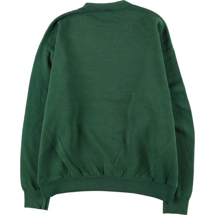 Vintage 90'S Lee Boxer Dog Print Animal Sweatshirt, Made in USA, Men's Size L cotton Green type dark green Vintage Second Hand