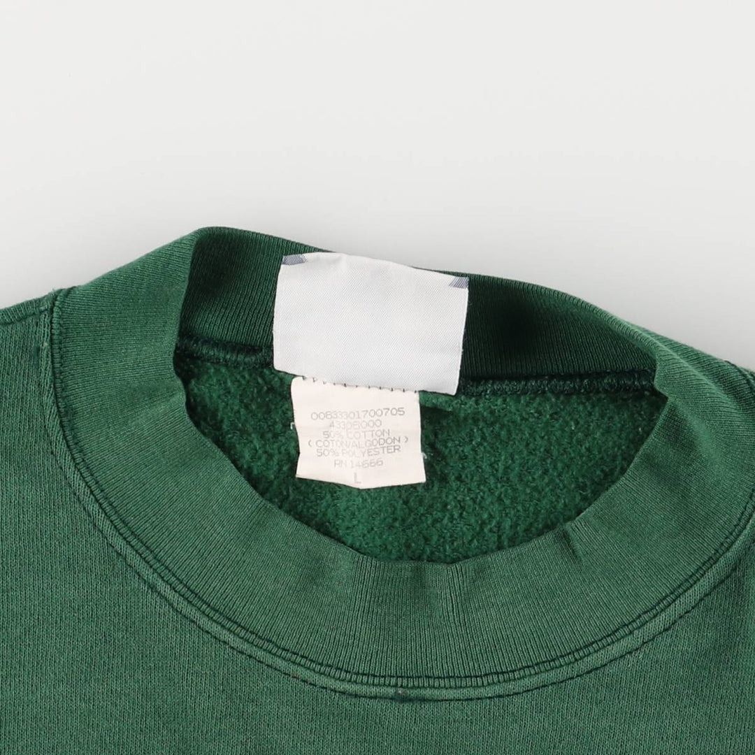 Vintage 90'S Lee Boxer Dog Print Animal Sweatshirt, Made in USA, Men's Size L cotton Green type dark green Vintage Second Hand