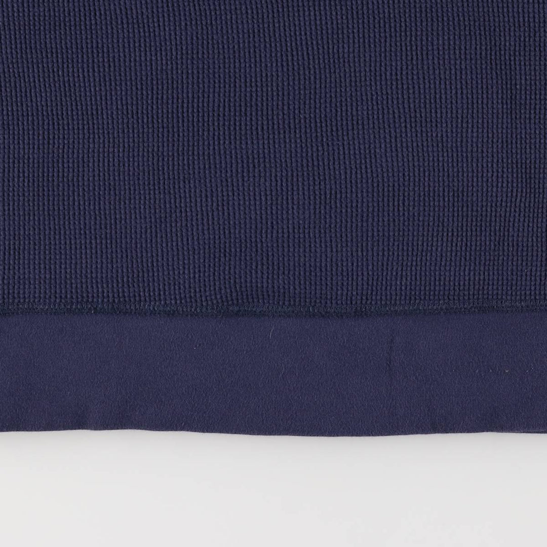 Ralph Lauren POLO by Ralph Lauren Hooded Thermal T-Shirt, Waffle, Men's XXL cotton navy blue type Vintage Second Hand