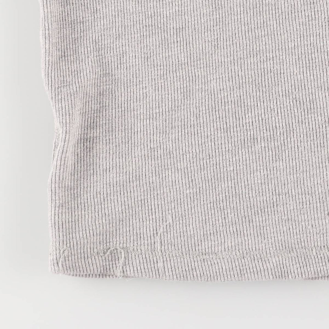 Ralph Lauren hooded thermal long t-shirt, size L, men's cotton gray type Vintage Second Hand