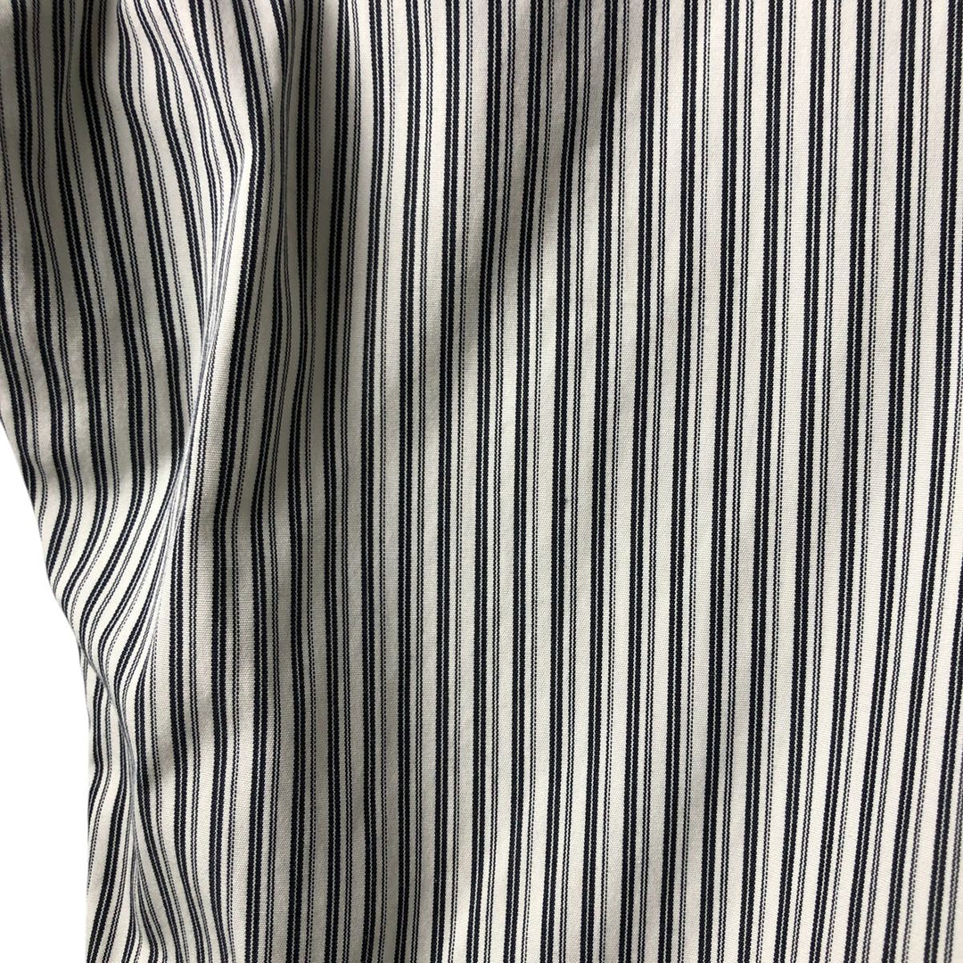 Ralph Lauren Classic Fit Long Sleeve Button Down Striped Shirt Men's XL cotton white type Vintage Second Hand