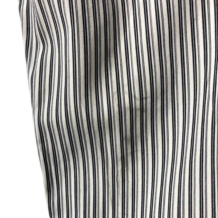 Ralph Lauren Classic Fit Long Sleeve Button Down Striped Shirt Men's XL cotton white type Vintage Second Hand