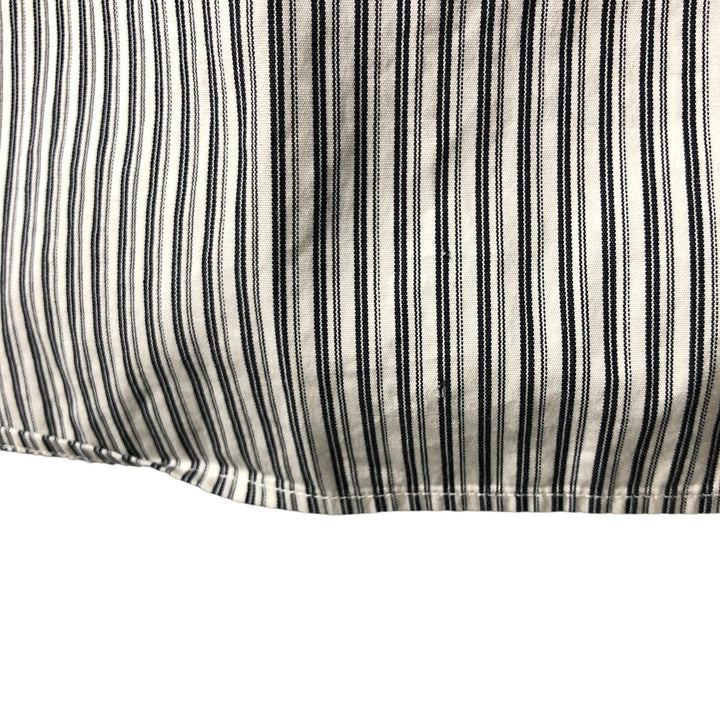 Ralph Lauren Classic Fit Long Sleeve Button Down Striped Shirt Men's XL cotton white type Vintage Second Hand