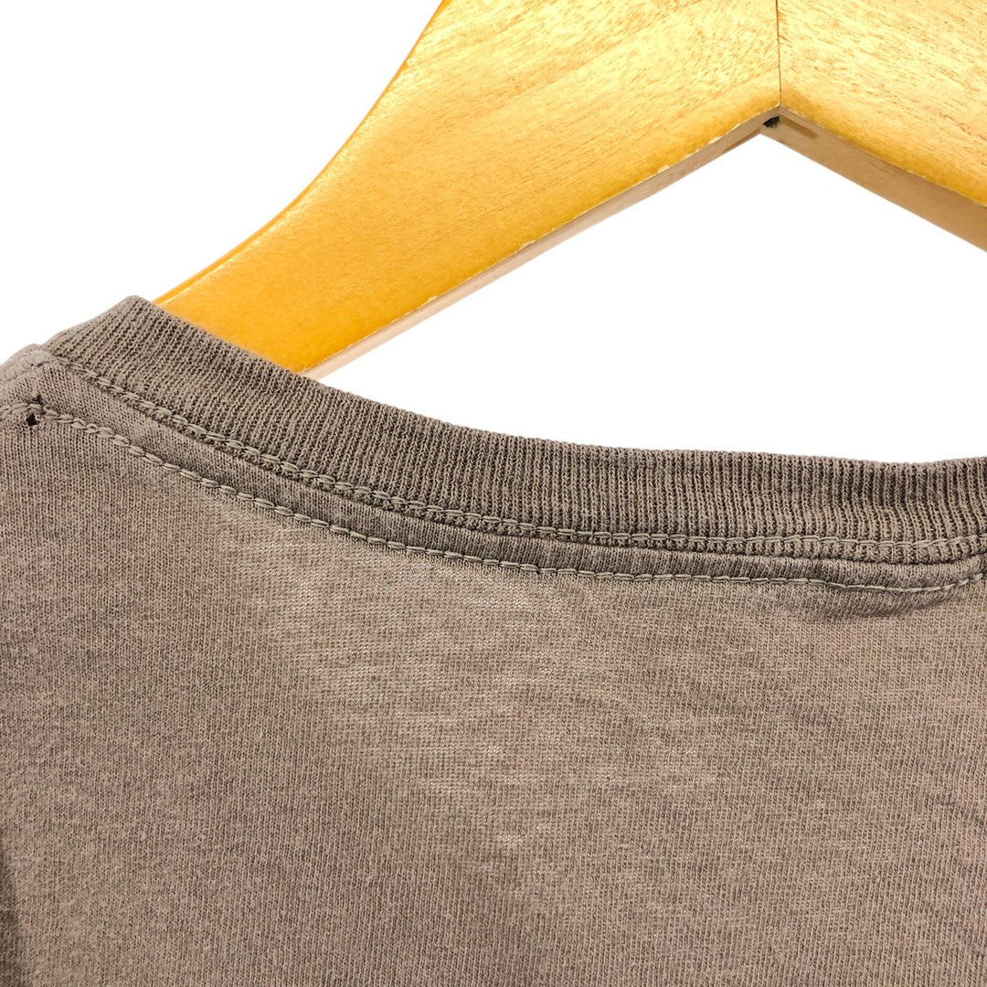 NIRVANA Nirvana Band T-shirt, Band T, Men's L size cotton beige type brown Vintage Second Hand