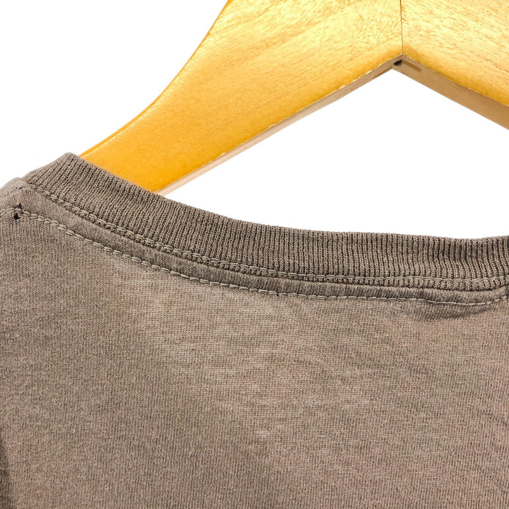 NIRVANA Nirvana Band T-shirt, Band T, Men's L size cotton beige type brown Vintage Second Hand