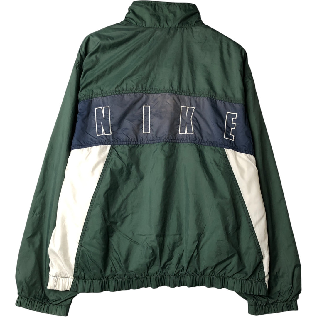 90'S Nike Windbreaker Men's Size L Vintage polyester green type Vintage Second Hand