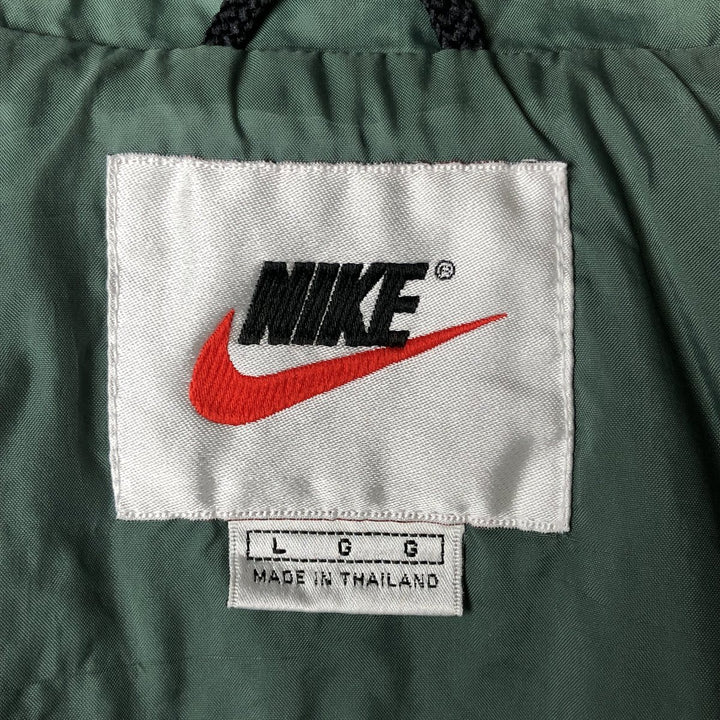 90'S Nike Windbreaker Men's Size L Vintage polyester green type Vintage Second Hand