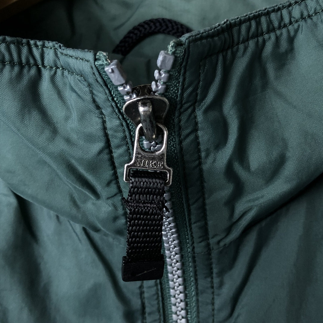 90'S Nike Windbreaker Men's Size L Vintage polyester green type Vintage Second Hand